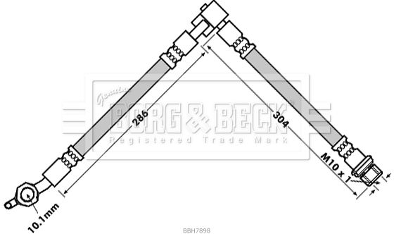 BORG & BECK stabdžių žarnelė BBH7898